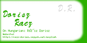 dorisz racz business card